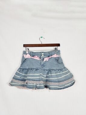 Women's Small Sweet Society Ruffle Skirt